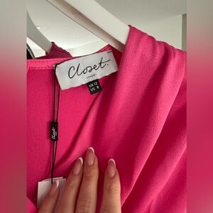 Closet London pink dress